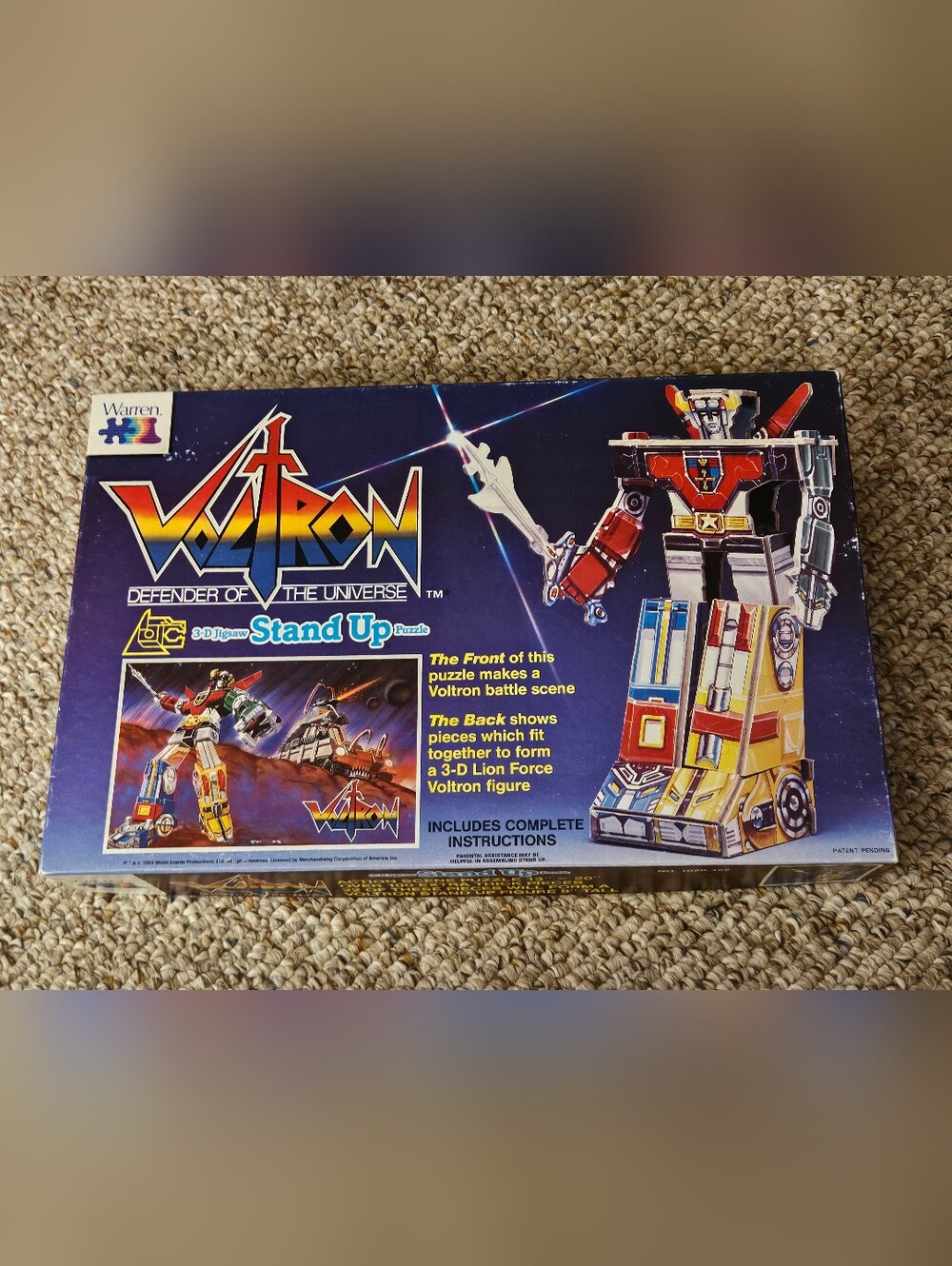 1984 Voltron 3D Stand Up Puzzle